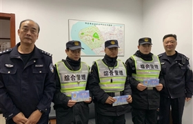 醉酒男打伤队员  浦东分局亲切慰问 ——陆家嘴项目队员履职受伤受