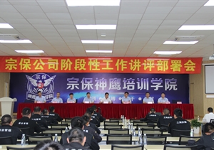 宗保公司召开阶段性工作讲评部署会