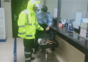 拾金不昧暖人心 正气满满受人赞——宗保公司驻闵行虹桥交通辅警拾