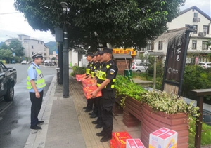 高温送凉暖人意   领导慰问受激励——甲方领导对浙江民泰驻径山项