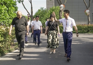 杭州市余杭区保安协会一行到公司走访调研