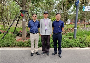 崇明区退役军人事务局领导看望宗保公司花博会志愿者