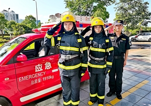 高东镇社区微型消防站扑灭一起火灾