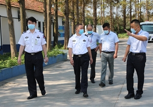 上海国际机场股份有限公司安检护卫保障部领导到宗保公司检查指导