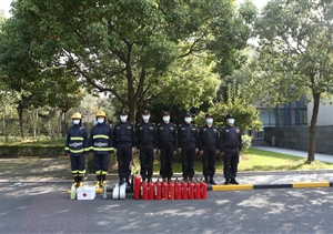 开展消防处置演练 筑牢校区安全防线—市委党校项目组织开展消防演