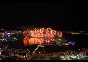 宗保科技公司圆满完成临港新片区元旦烟花秀技防保障任务