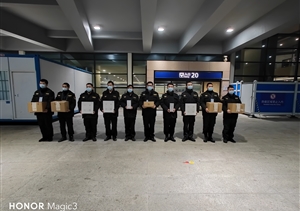 公司驻机场防疫项目队员在“以赛促学 以学促用—机场防疫项目防疫