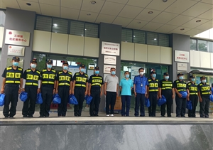 宗保公司多项目甲方领导慰问公司员工