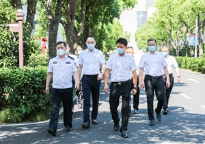 上海市公安局治安总队领导到宗保公司调研