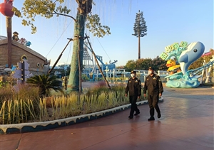 不惧风险勇担当 坚守岗位保平安—宗保公司驻南京欢乐谷项目战“疫