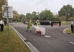 开展消防处置演练 筑牢校区安全防线—宗保公司协助市委党校开展消