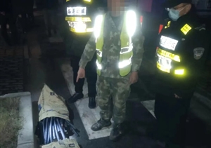 男子涉嫌盗电缆 员工擒获交公安—宗保公司员工抓获偷盗电缆嫌疑人