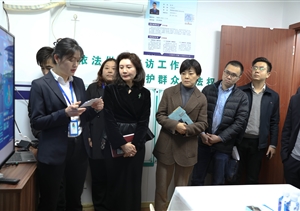 青浦区委研究室主任马琳琦一行调研周浦镇御沁园居委联勤联动微平